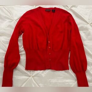 100% MERINO WOOL Sweater Red